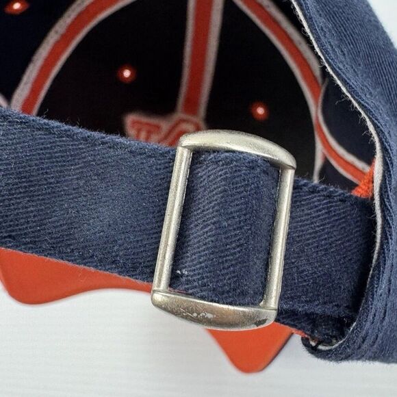 Auburn Tigers Hat The Game AU Logo Adjustable Navy Orange Cap One Size NCAA - Picture 8 of 9